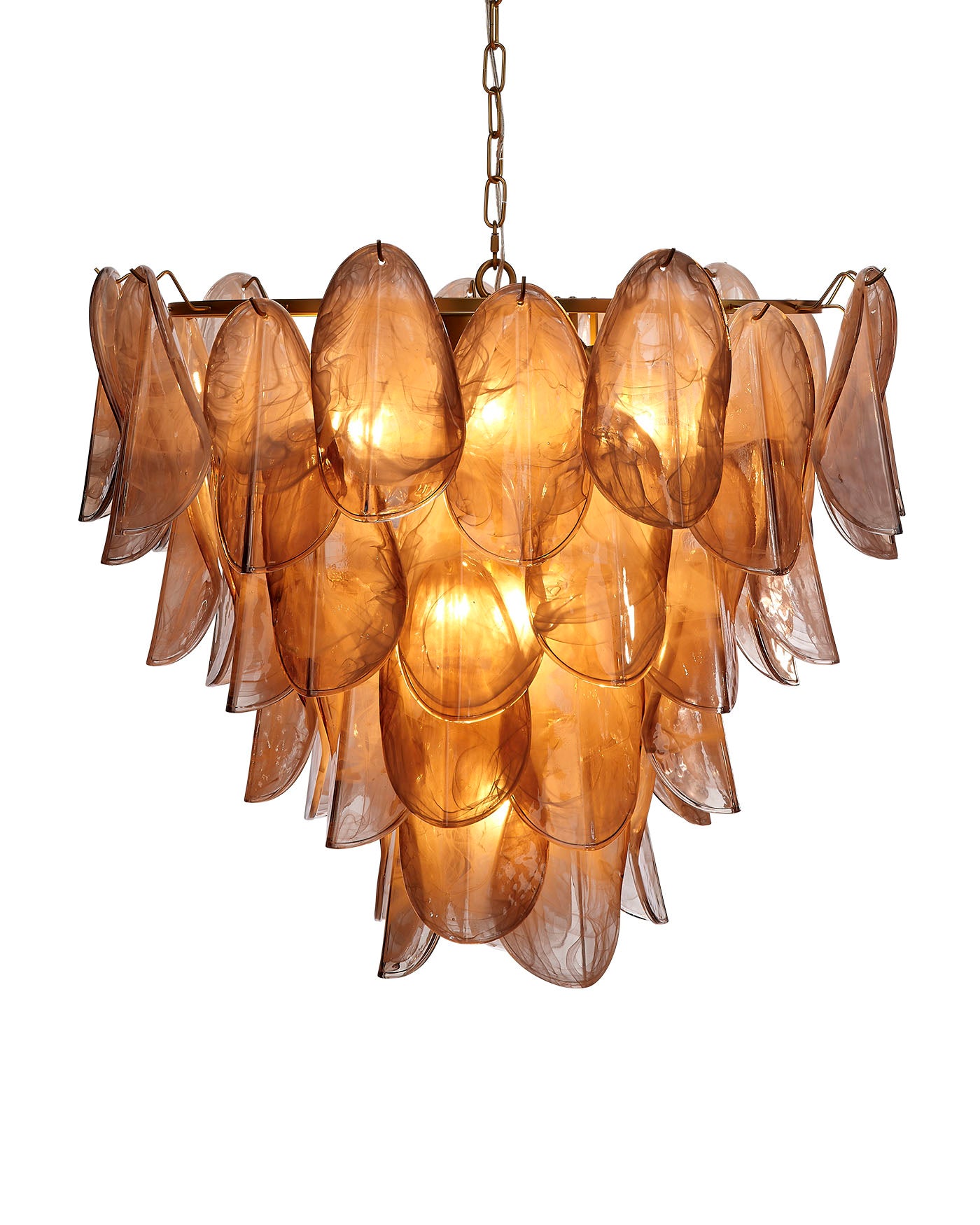 Elegant Magnolia Chandelier - Modern Floral Crystal Ceiling Light Fixture for Dining Room, Bedroom, or Living Room Decor