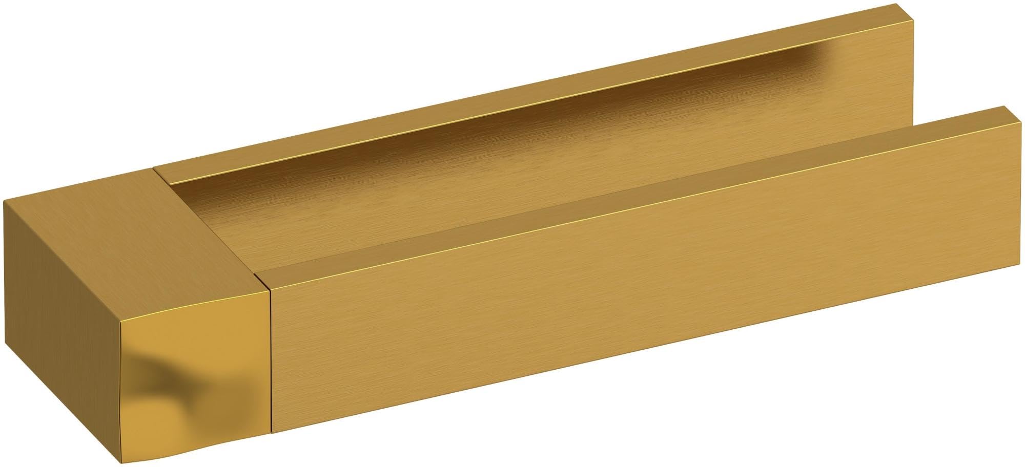 Brushed Gold Reflet Towel Hook - Rust-Resistant Bathroom & Kitchen Wall Hanger for Towels, Robes & Hats - Perfect for Spa, Poolside & Home Decor