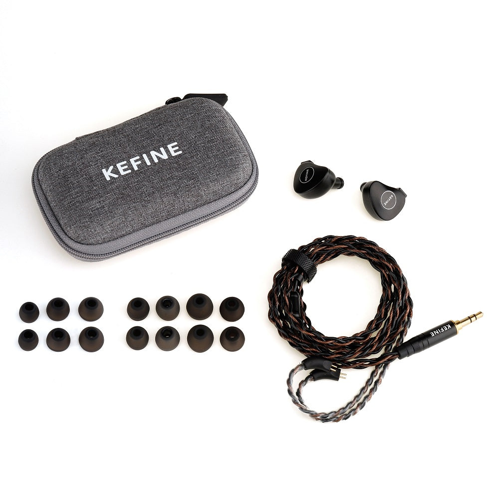 Premium Kefine Klanar Planar Magnetic IEMs - High-Fidelity In-Ear Monitors for Audiophiles & Musicians - Perfect for Studio Recording, Gaming & Travel