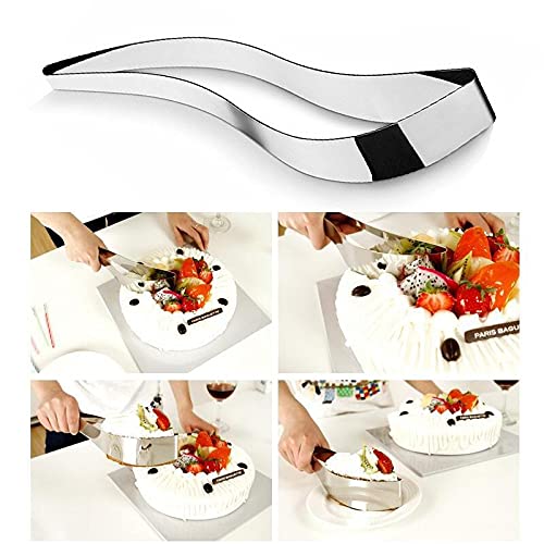 Premium Stainless Steel Cake Slicer - Professional Cake, Pie & Pastry Cutter with Comfort Grip - Perfect for Wedding Cakes, Birthday Parties & Baking Enthusiasts - Also Great for Bread, Pizza & Dessert Serving