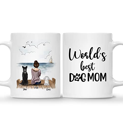 2 Dogs - World's Best Dog Mom