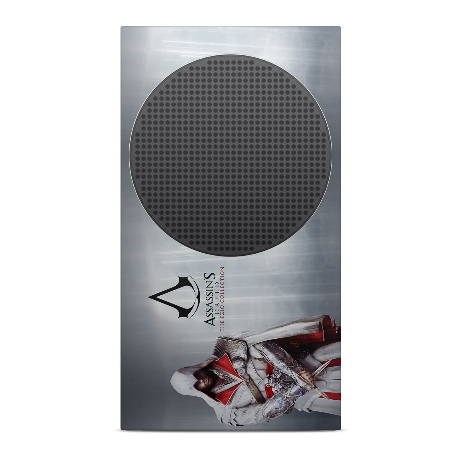 Officially Licensed Assassin's Creed Ezio Auditore Brotherhood Vinyl Sticker Skin for Xbox Series S Console - Gaming Decal Cover with Matte Finish - Perfect for Gamers and Collectors