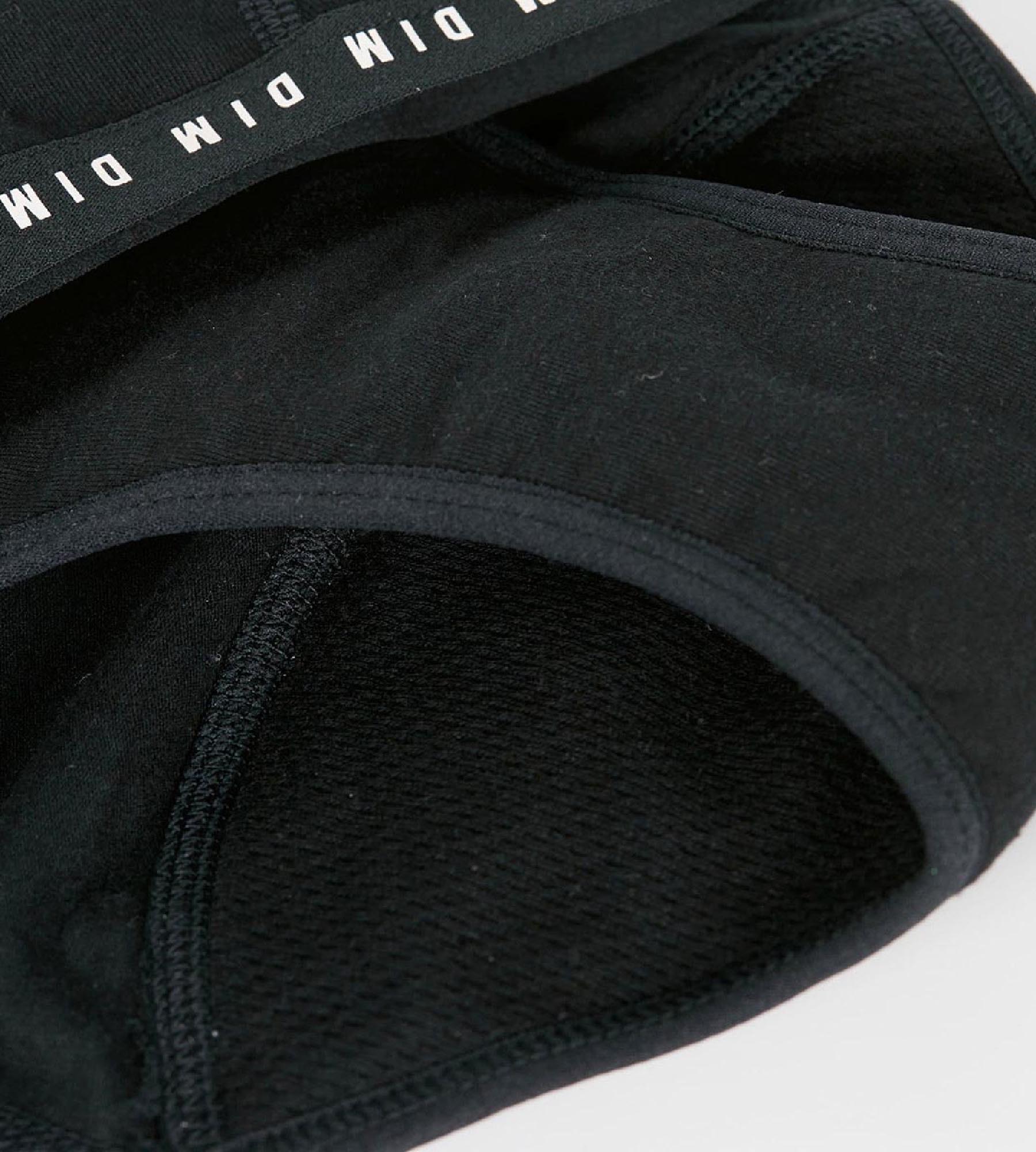 Organic Cotton Black Medium Flow Period Underwear for Girls - Comfortable & Leak-Proof Menstrual Panties - Perfect for School, Sports & Sleep