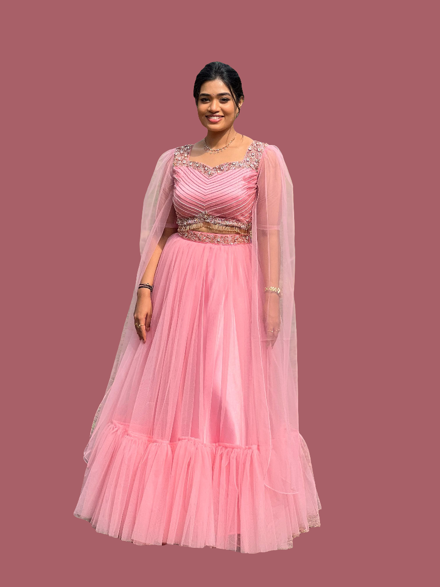 Stella Premium Designer Crop Top and Skirt Set - Women's Fashion Outfit for Summer, Party & Casual Wear | DD729