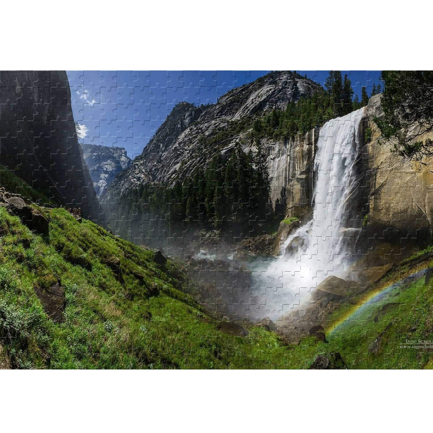 Vernal Fall Yosemite National Park 500-3000 Piece Jigsaw Puzzle for Adults - Challenging Large Piece Floor Puzzle, Birthday Gift, Home Decor (Nature Scenery, Wall Art) | Perfect for Family Game Night, Stress Relief & Cognitive Training