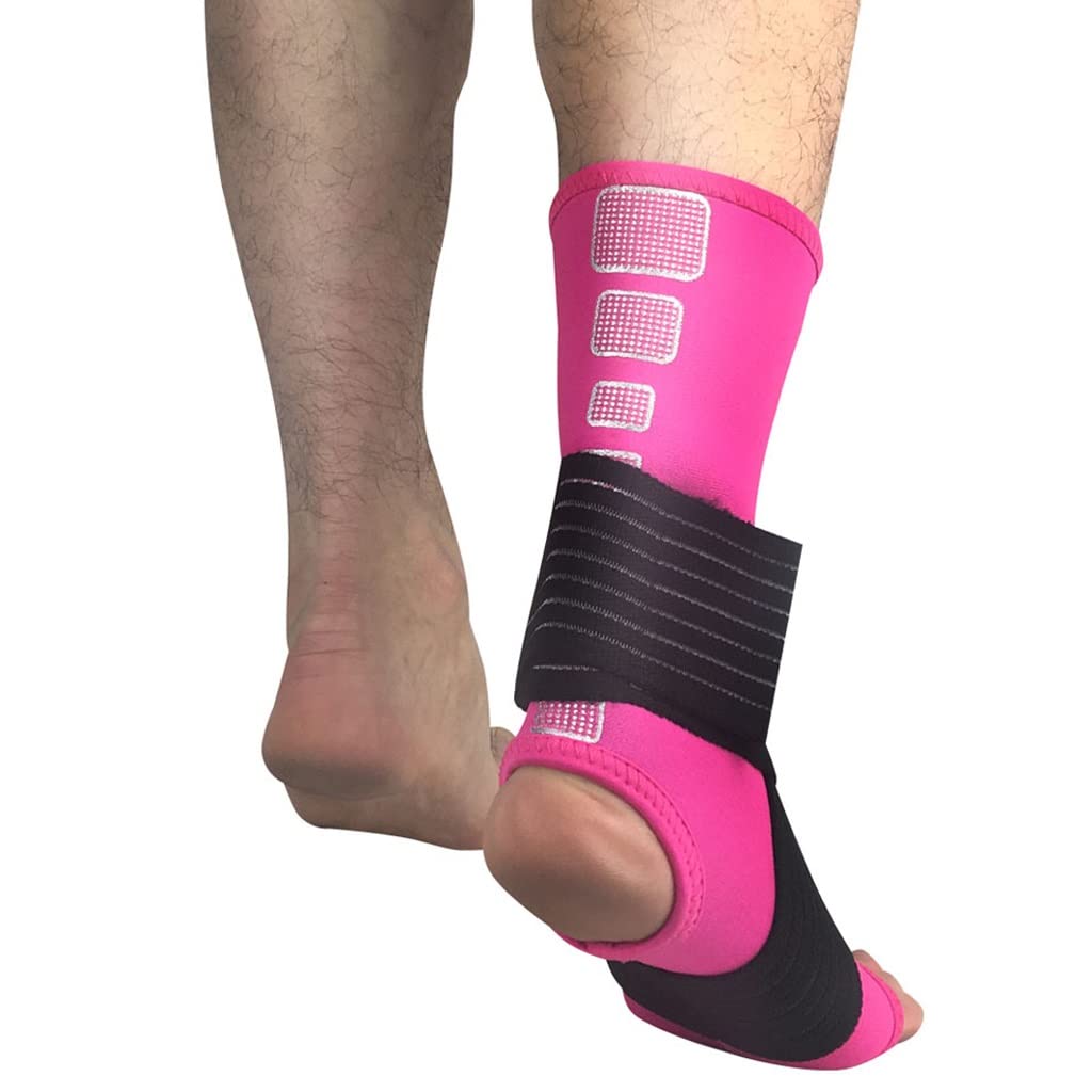 Elastic Ankle Brace for Football, Basketball, Taekwondo & Weightlifting - Sprain Support & Injury Protection Wrap - Ideal for Sports, Training & Recovery