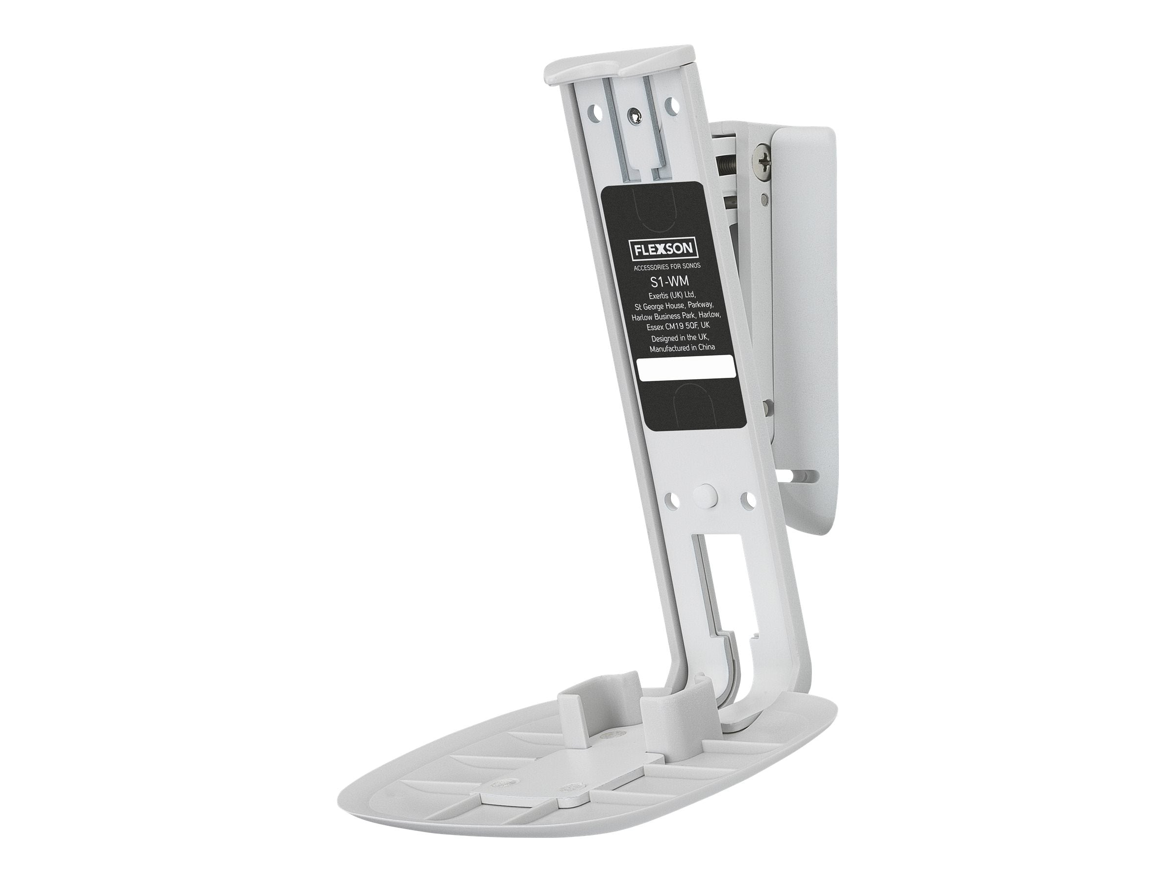 Flexson S1 WMX2 Speaker Stands - Premium Adjustable Height for Bookshelf & Floor Speakers - Perfect for Home Theater, Studio & Gaming Setup