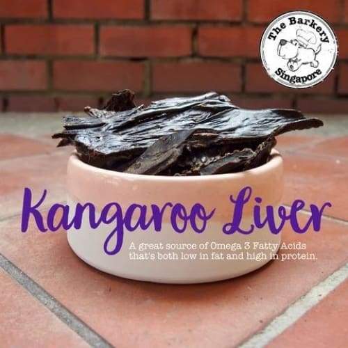 Premium Kangaroo Liver Dehydrated Dog Treats - 100g All-Natural Grain-Free Training Snacks for Small & Large Dogs - High-Protein Reward for Outdoor Adventures & Obedience Training