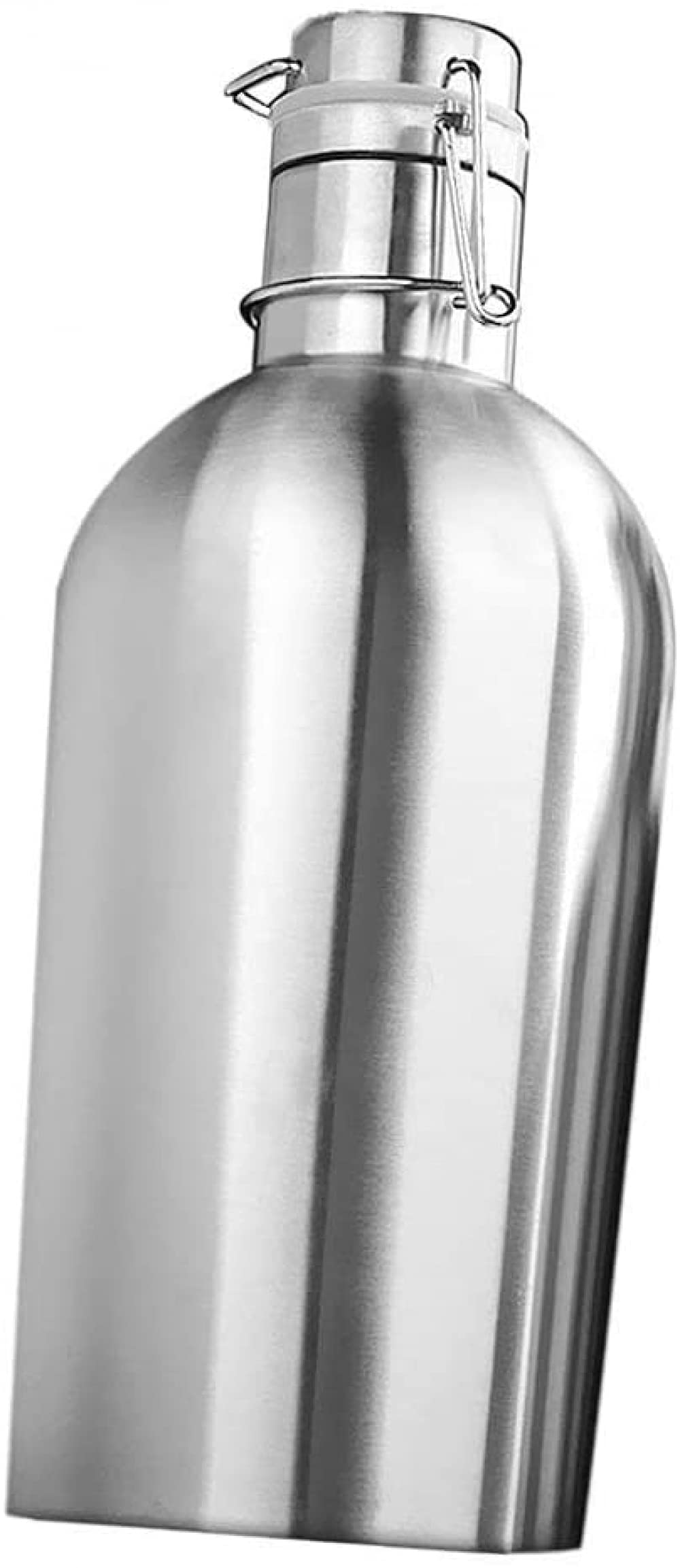 XD Designs 2L Stainless Steel Water Bottle - Insulated Camping Water Bottle, Portable Beer Keg & Hip Flask for Outdoor, Travel & Home Use - BPA Free & Leak Proof (1 Liter)
