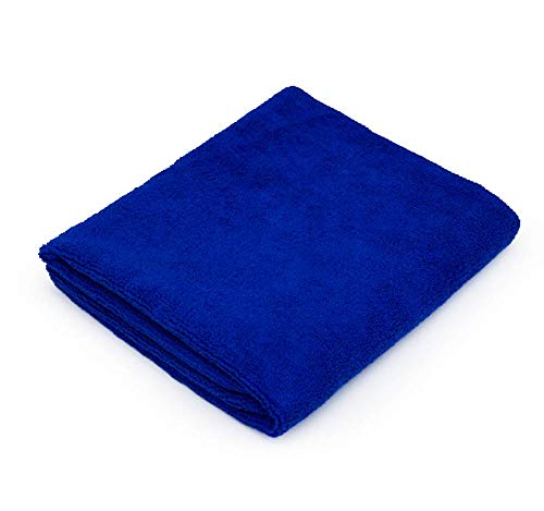The Rag Company - Premium 320gsm Microfiber Car Wash Towels (16x27 Inch) - Lint-Free, Streak-Free Auto Detailing & Drying Cloths for Professional Car Cleaning - Bulk Pack of 125 Royal Blue Towels - Perfect for Car Detailing, Washing, Waxing & Polishing