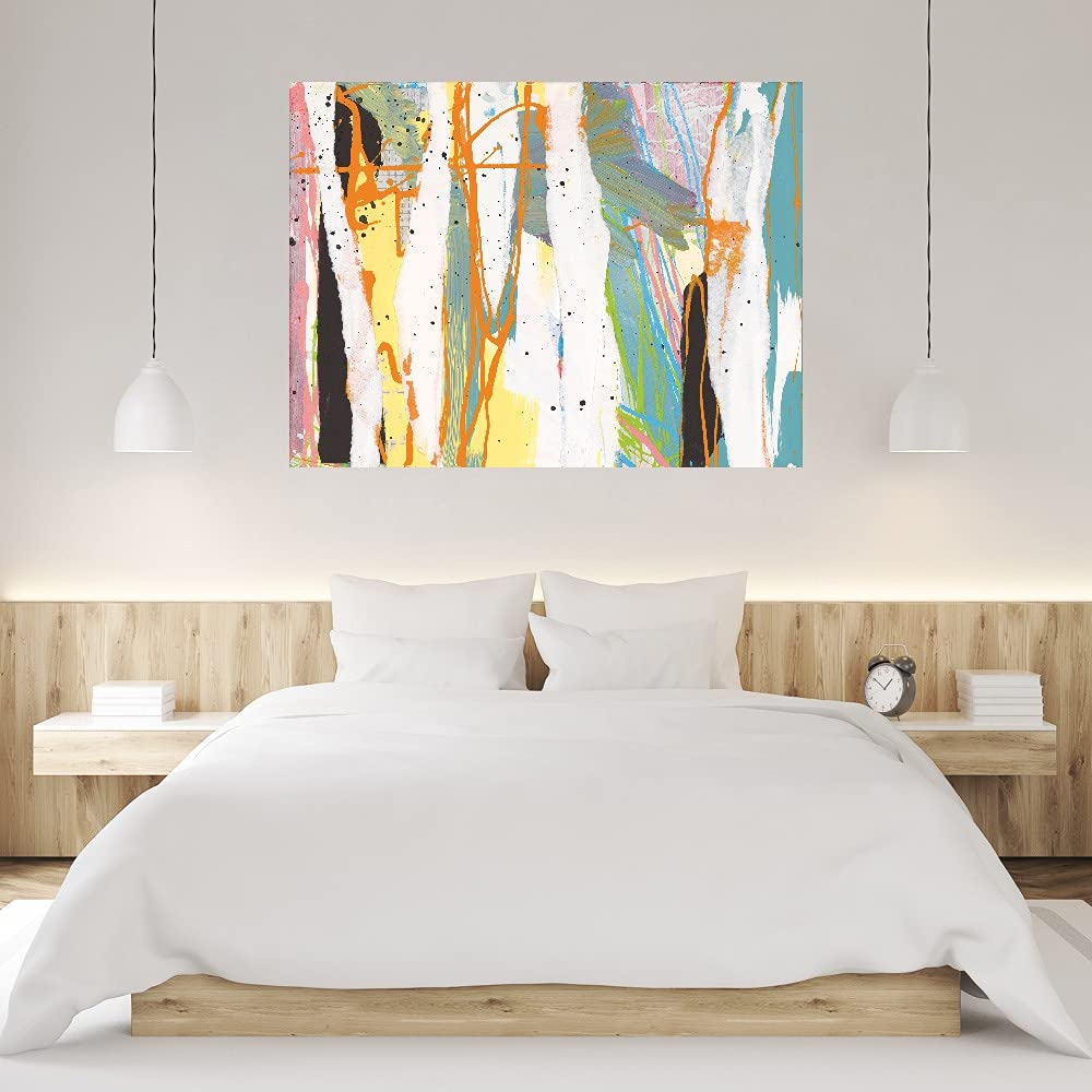 Premium Fine Art Canvas Wall Decor by Artist Sara Lefton - Ready to Hang 46x35 Inch - Perfect for Living Room, Bedroom, Office & More - Elegant Home & Commercial Interior Design
