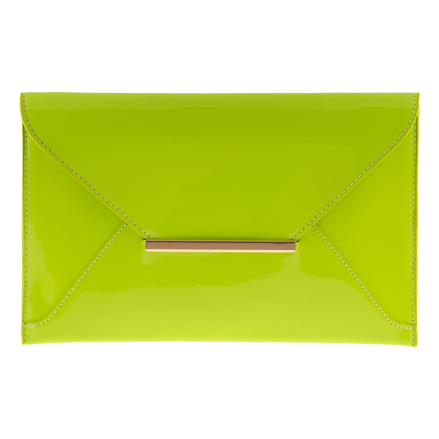 JNB Faux Patent Leather Envelope Candy Clutch Bag - Stylish Evening Clutch for Women, Perfect for Parties, Weddings & Special Occasions
