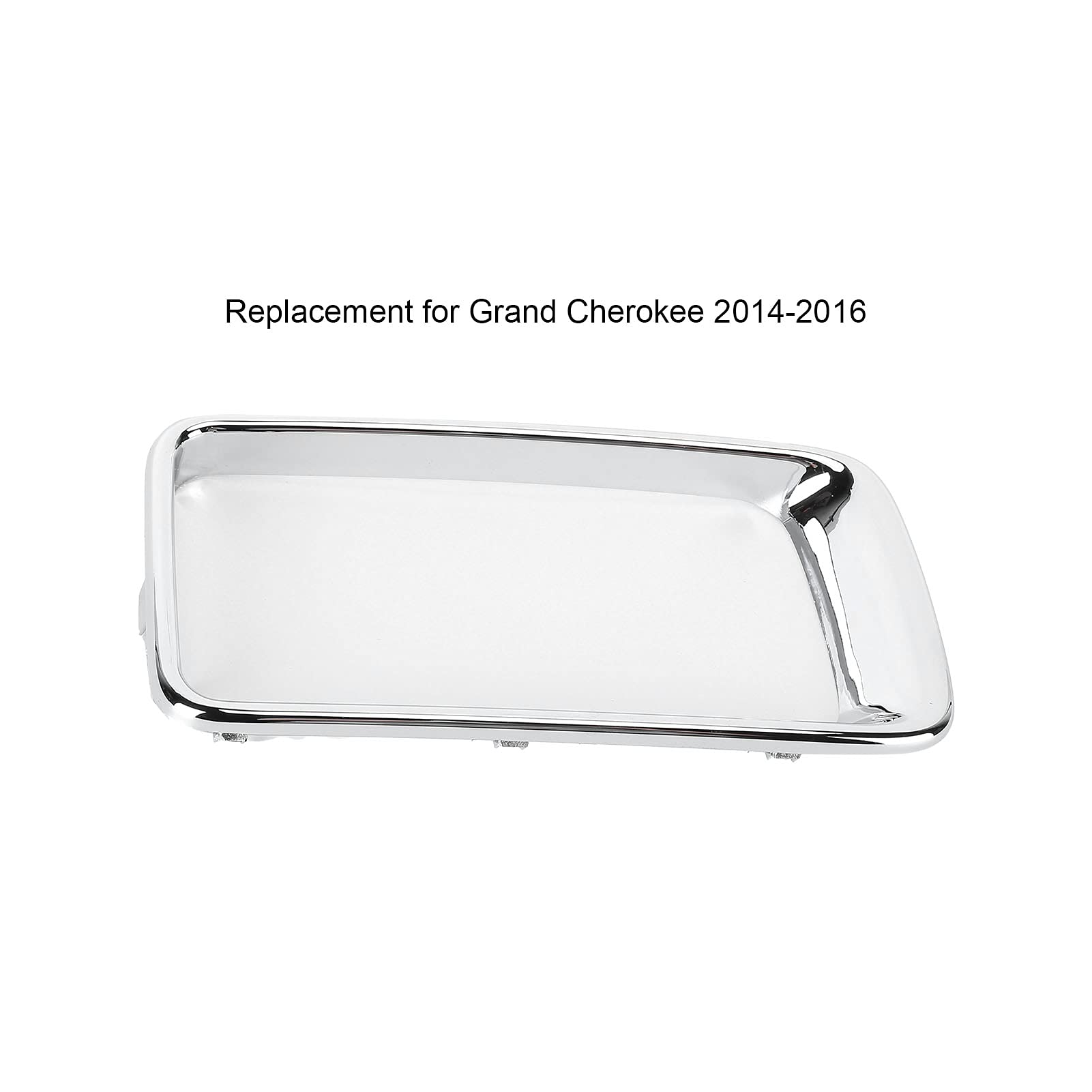 Chrome Plated ABS Front Grill Trim Insert Ring Set (7PCS) - Replacement for Jeep Grand Cherokee 2014-2016 - Upgrade Your Vehicle's Appearance for Off-Road Adventures & Car Shows