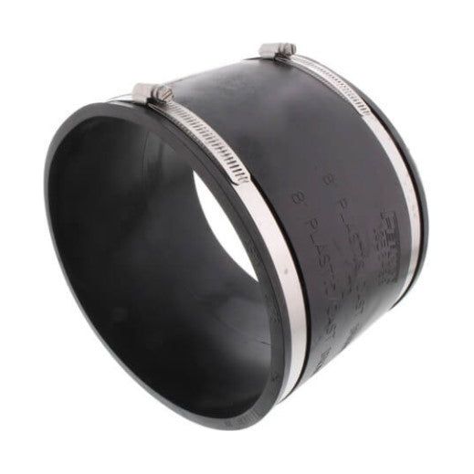 Fernco 1056-88 8x8 Flexible Coupling for Cast Iron, PVC, Steel & Lead Pipe Connections - Perfect for Plumbing Repairs & Drainage Systems