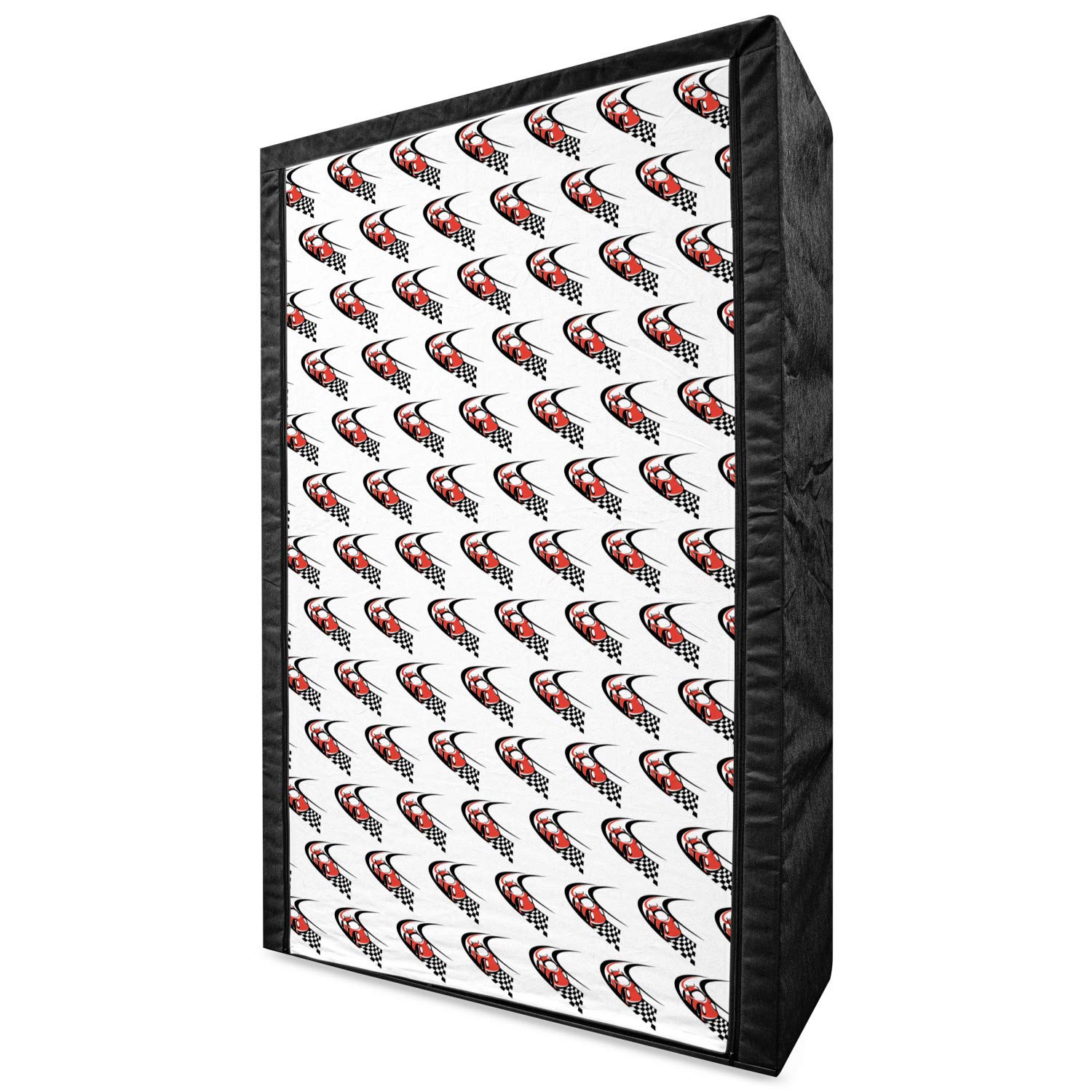 Ambesonne Portable Fabric Wardrobe with Shelves - 42.5