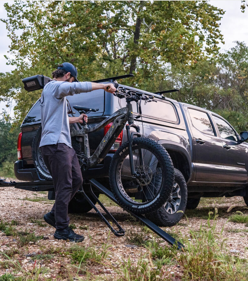 NV 2.0 Bike Ramp & NV Base 2.0 - Durable Aluminum Bike Loading Ramp for Motorcycles, ATVs, and Scooters - Perfect for Garage, Trailering, and Outdoor Adventures