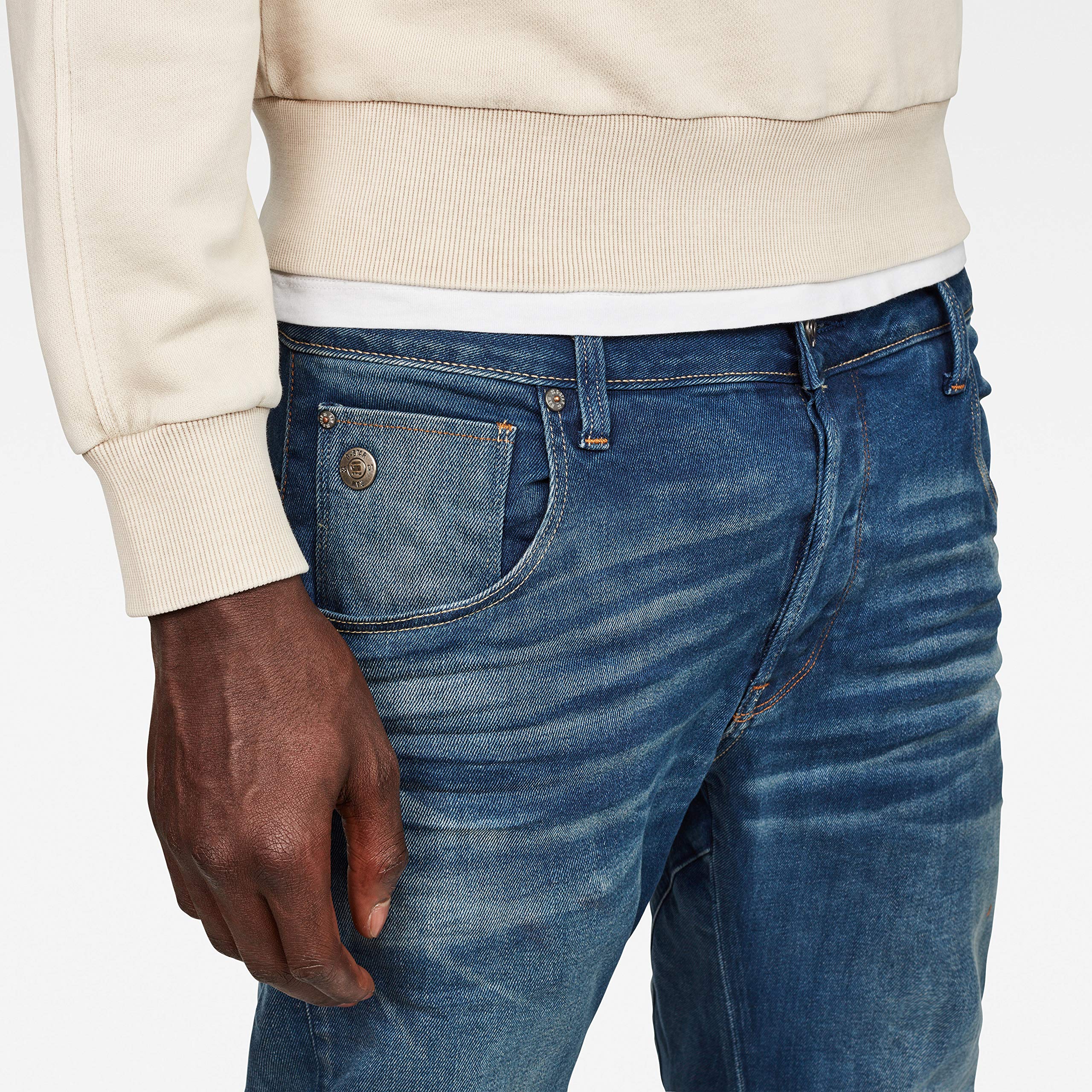 G-STAR RAW Men's Arc 3D Slim Fit Jeans | Premium Denim Pants for Men | Trendy Slim Fit Design | Perfect for Casual Wear & Night Out