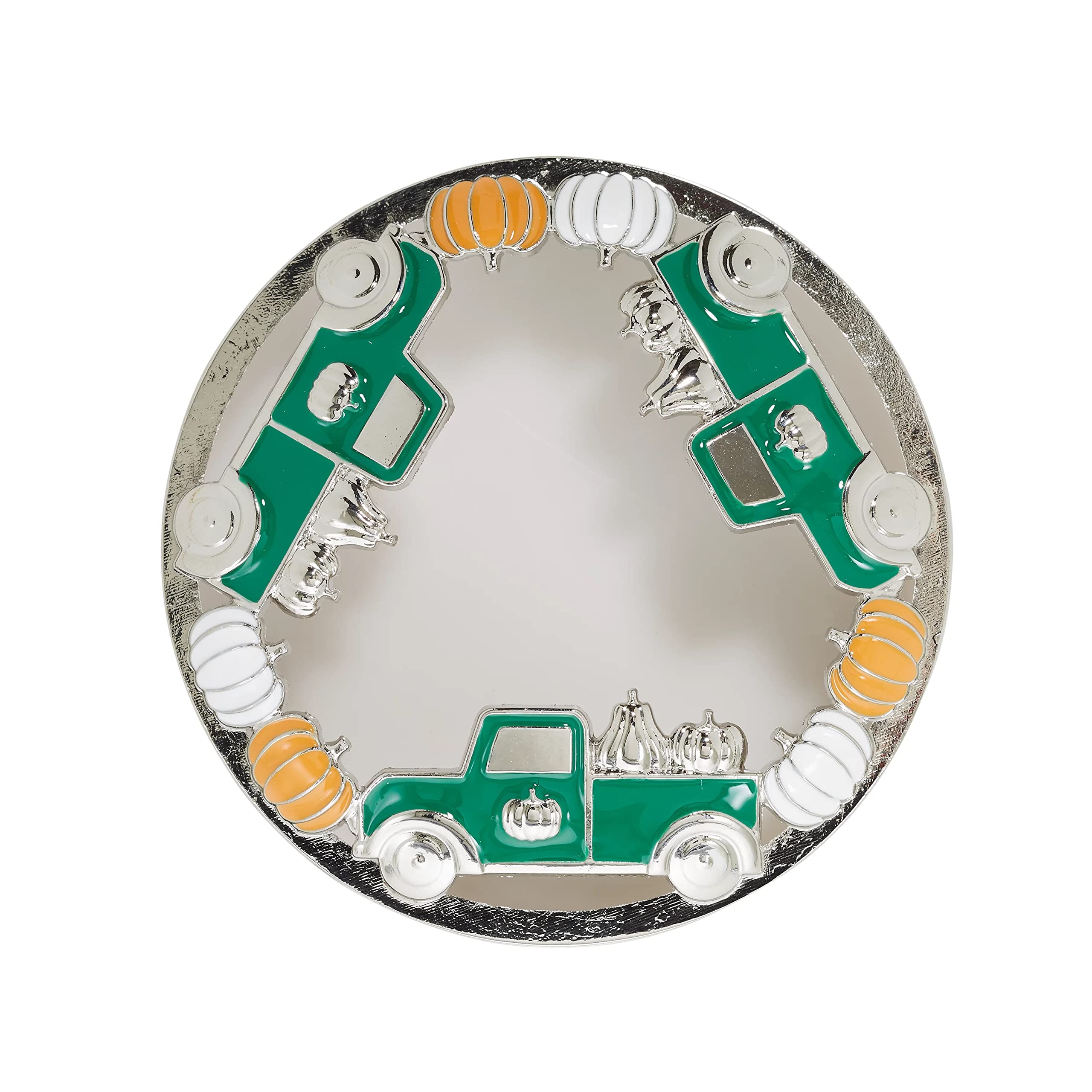 Yankee Candle Pumpkin Truck Illuma-Lid Jar Candle Topper - Decorative Candle Accessory for Fall Home Decor, Thanksgiving & Halloween