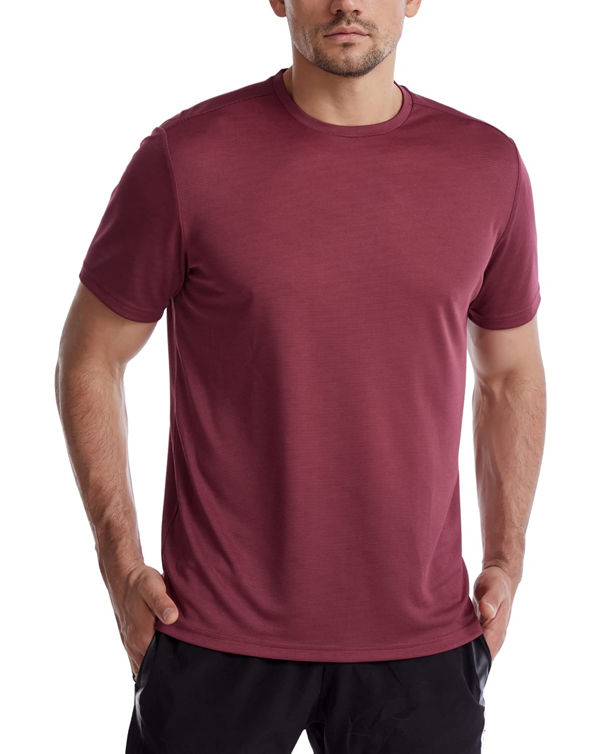 Men's Workout Shirts - Moisture Wicking Quick Dry Athletic Performance T-Shirts for Gym & Active Lifestyle | Perfect for Running, Training & Fitness