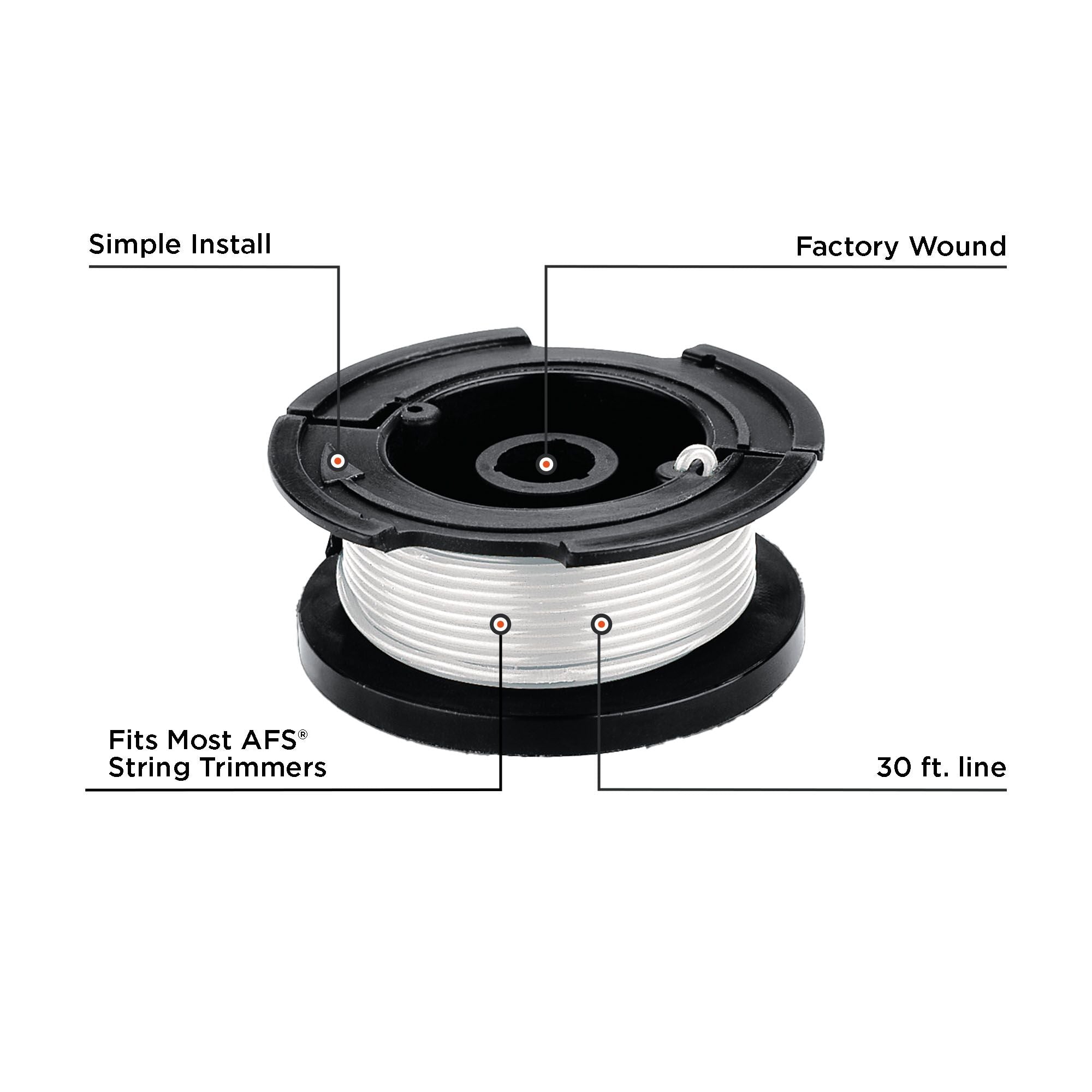 AFS Replacement Spool .065 (3 Pack) - Compatible with String Trimmers & Weed Eaters - Perfect for Lawn Care & Yard Maintenance