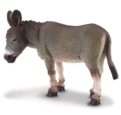Breyer Grey Donkey Toy Animal - Realistic Hand-Painted Collectible Figurine for Kids, Farm Animal Lovers & Model Horse Enthusiasts | Perfect for Playtime, Farm-Themed Decor, and Educational Learning Activities