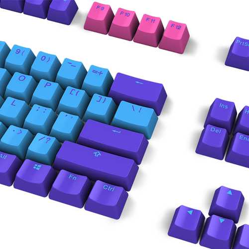 Akko X Ducky Joker 108 Key OEM Profile PBT Keycap Set for Mechanical Keyboard - Perfect for Gaming, Typing & Custom Keyboard Builds