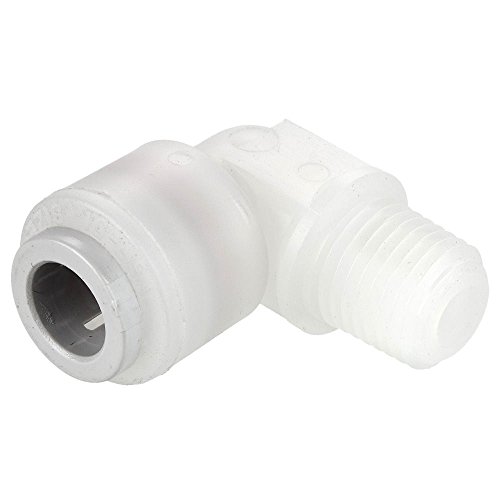 Parker F4ME2 True Seal Push-to-Connect Plastic Fitting - FDA Compliant Tube to Pipe Connector, 1/4