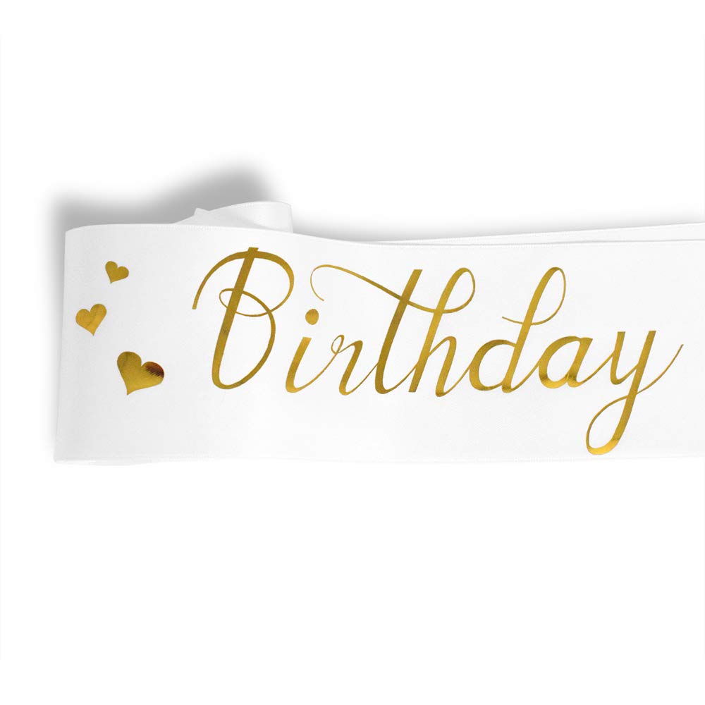 Birthday Girl Sash - Sparkly Birthday Party Sash for Women & Girls | Perfect for Birthday Celebrations, Bachelorette Parties & Special Occasions
