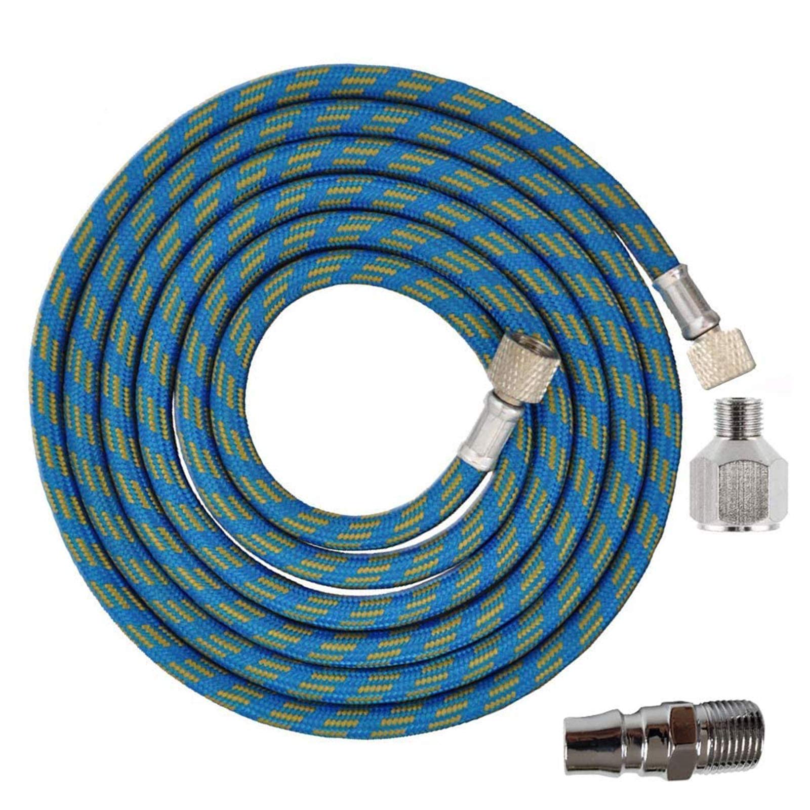 6-Ft Braided Airbrush Air Hose with 1/8
