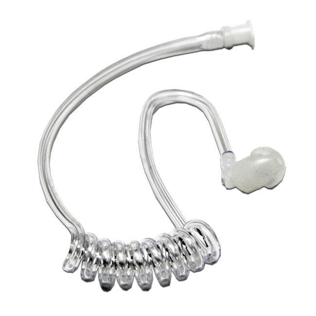 FBI Style Replacement Acoustic Tube for Two-Way Radio Headsets - Durable Spiral Coil Design for Clear Communication (Ideal for Security, Event Staff & Outdoor Adventures)