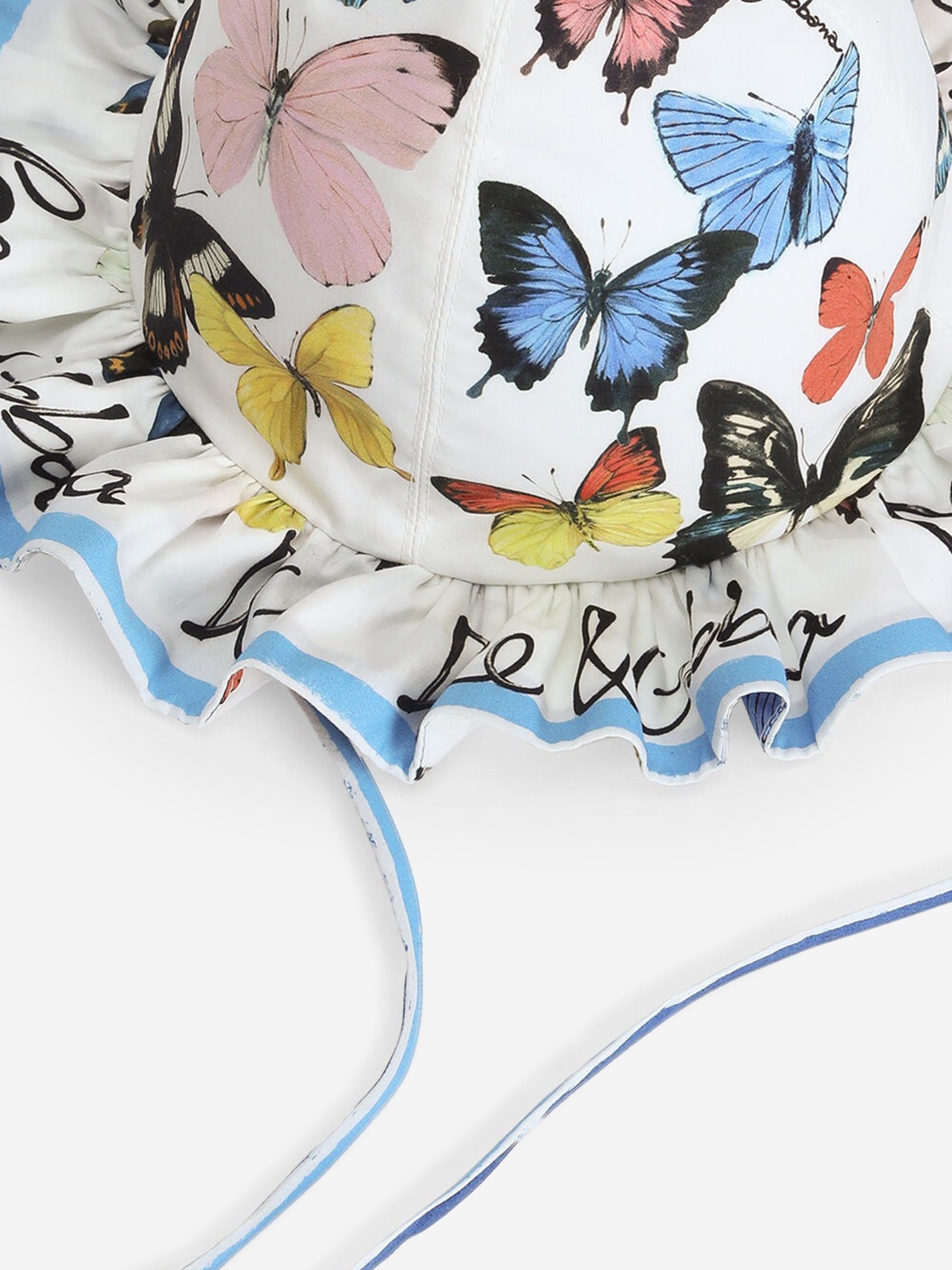 Stylish Baby Girls Butterfly Bucket Hat - Colorful Sun Protection for Toddlers | Perfect for Outdoor Play, Beach Trips & Summer Adventures