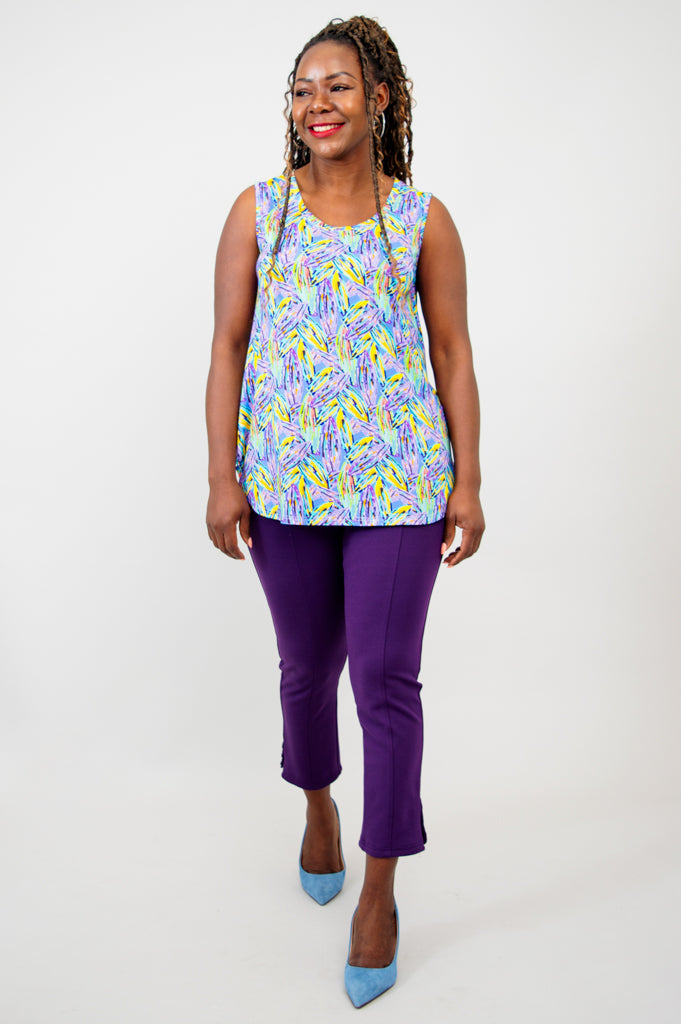Stylish Jazz Tank Top for Women - Soft Bamboo Fabric, Comfortable & Breathable - Perfect for Yoga, Workouts & Casual Wear - Final Sale