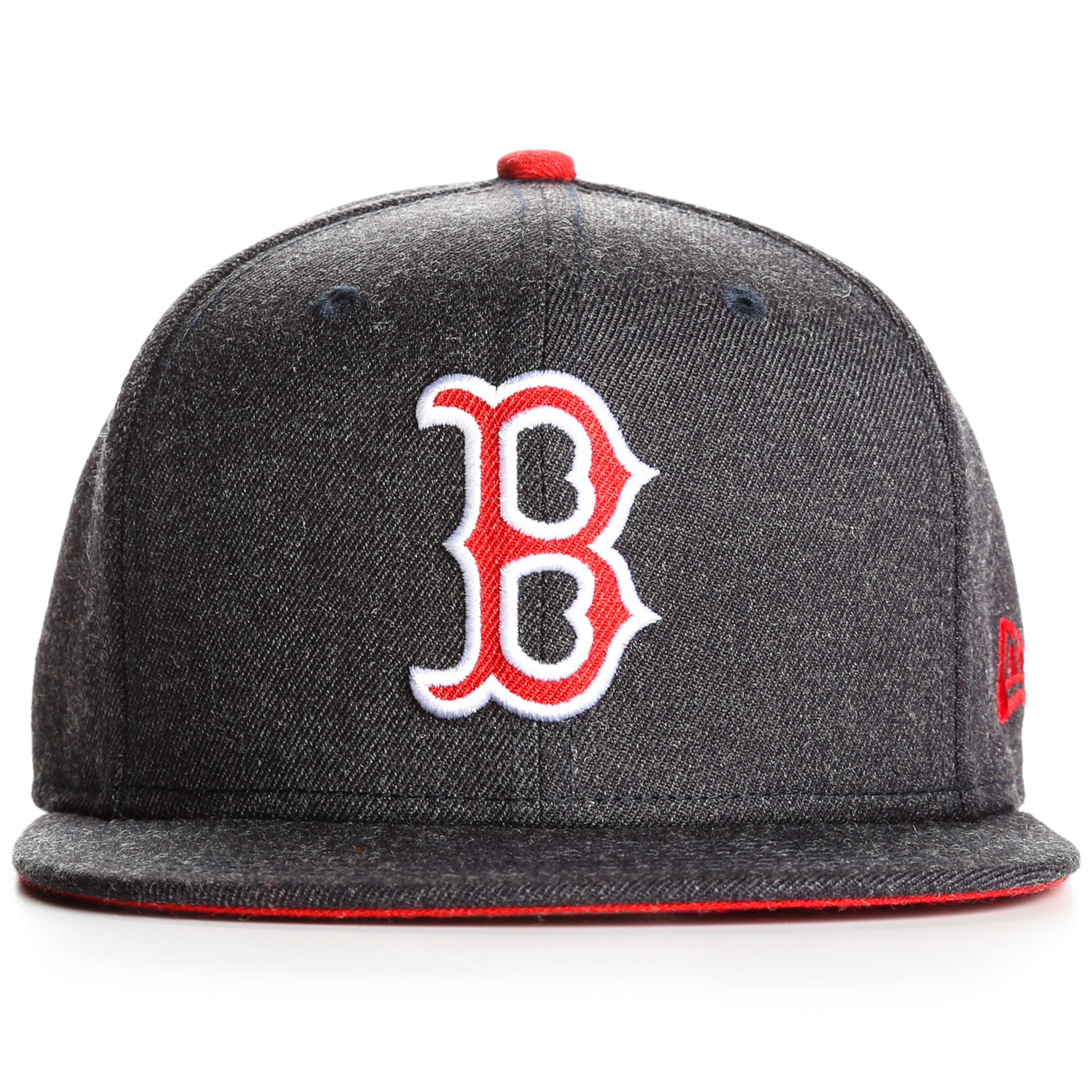 New Era 9Fifty Boston Red Sox Heather Hype Snapback Hat - Charcoal Heather - Official MLB Licensed Baseball Cap for Men & Women - Perfect for Sports Fans, Streetwear & Casual Outfits