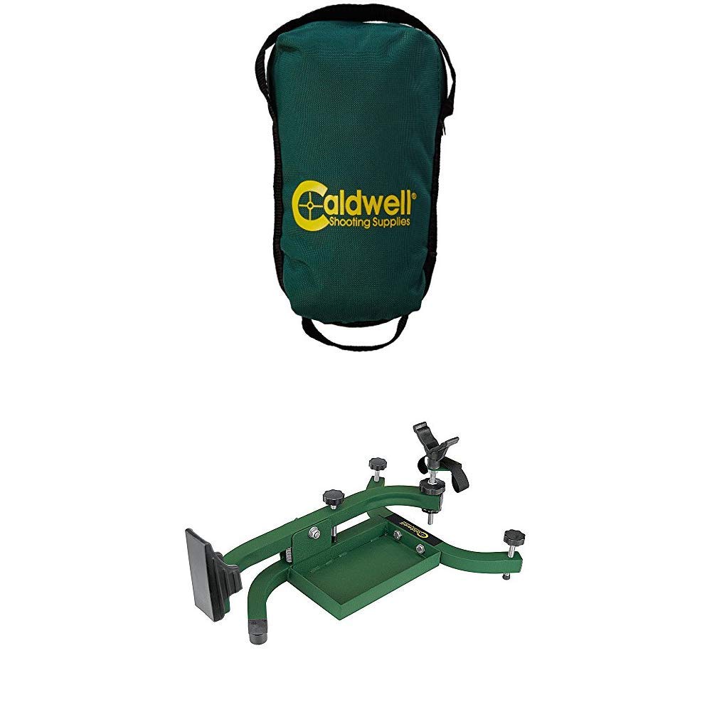 Caldwell Lead Sled Solo Adjustable Recoil Reducing Rifle Shooting Rest with Weight Bag for Outdoor Range & Hunting - 101777 | Stable Gun Support for Precision Shooting at Long Distances
