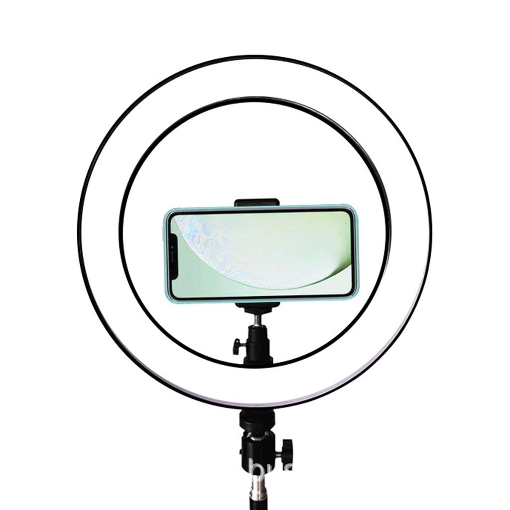 3-Color LED Ring Light with Tripod Stand & Phone Holder - 360° Adjustable Fill Light for Makeup, Live Streaming, Photography (USB Powered) - Perfect for YouTube, TikTok, Instagram & Zoom Meetings