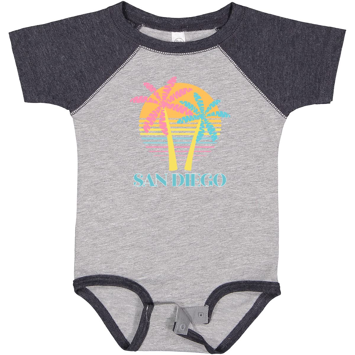 Inktastic San Diego California Beach Vacation Baby Bodysuit - Cute Infant Onesie for Summer Travel & Family Photos