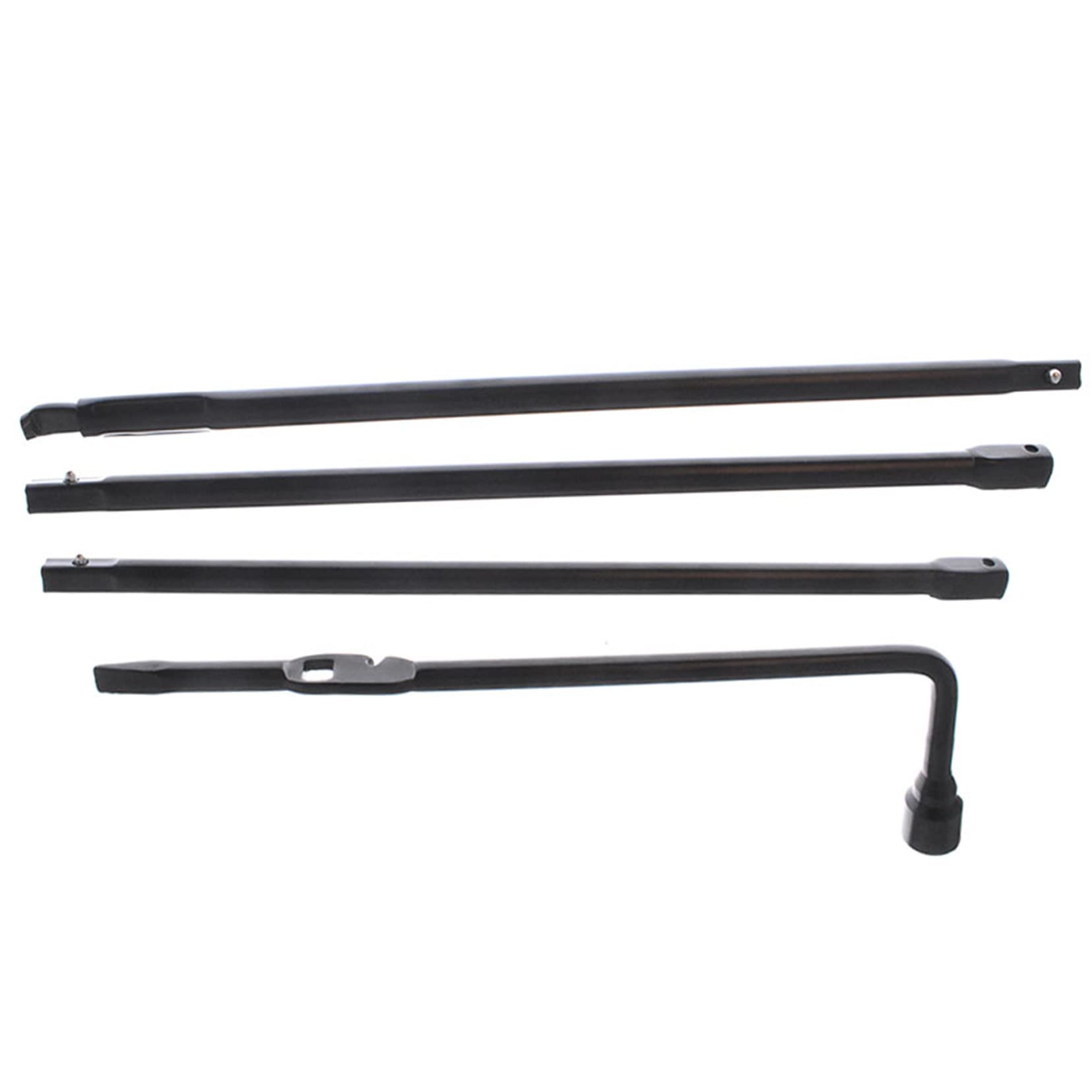 Heavy Duty Steel Black Spare Tire Wrench Tool Kit with Jack & Lug Wrench Extension - Compatible with 2000-2014 Chevy Silverado (Replaces 22925285, 20782708, 22969377, 20782706, 22969370) - Perfect for Emergency Roadside Tire Changes & Off-Road Adventures