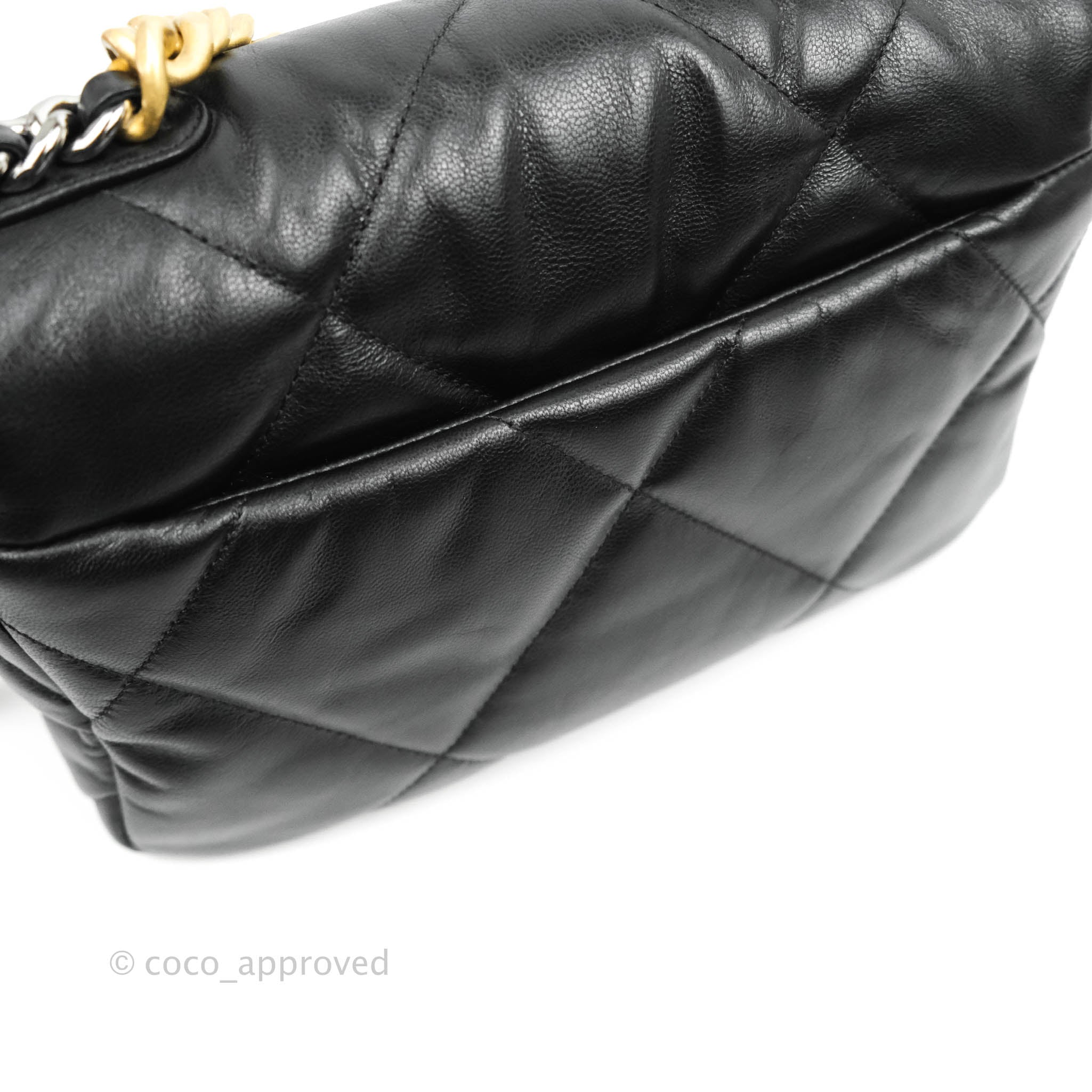 Chanel 19 Small Flap Bag Black Goatskin Mixed Hardware - Luxury Designer Handbag for Women | Perfect for Evening Events, Date Nights & Special Occasions