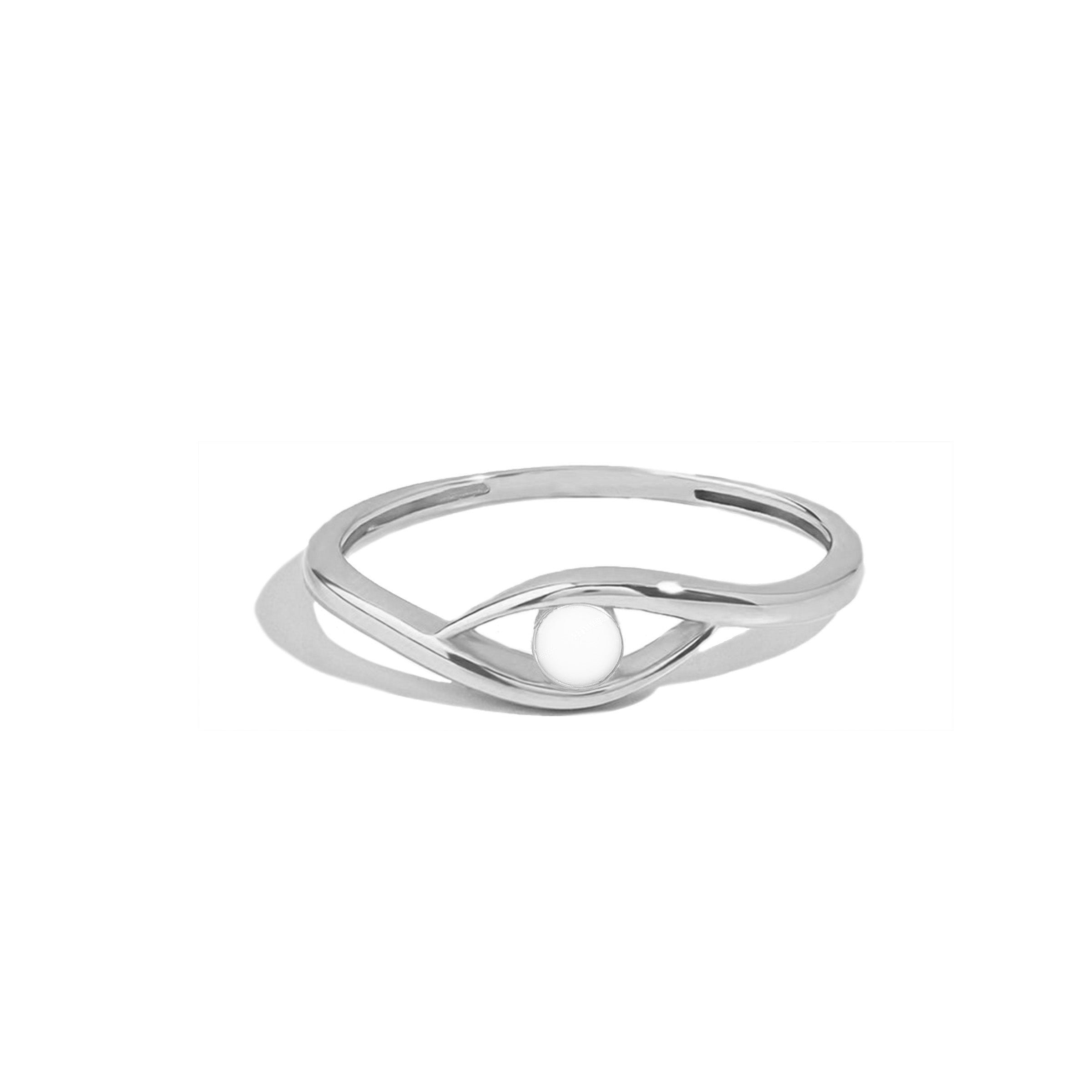 Serene Circle: Breastmilk Keepsake Ring - Unique Memorial Jewelry for Cherishing Baby Memories | Perfect Gift for New Moms & Breastfeeding Mothers