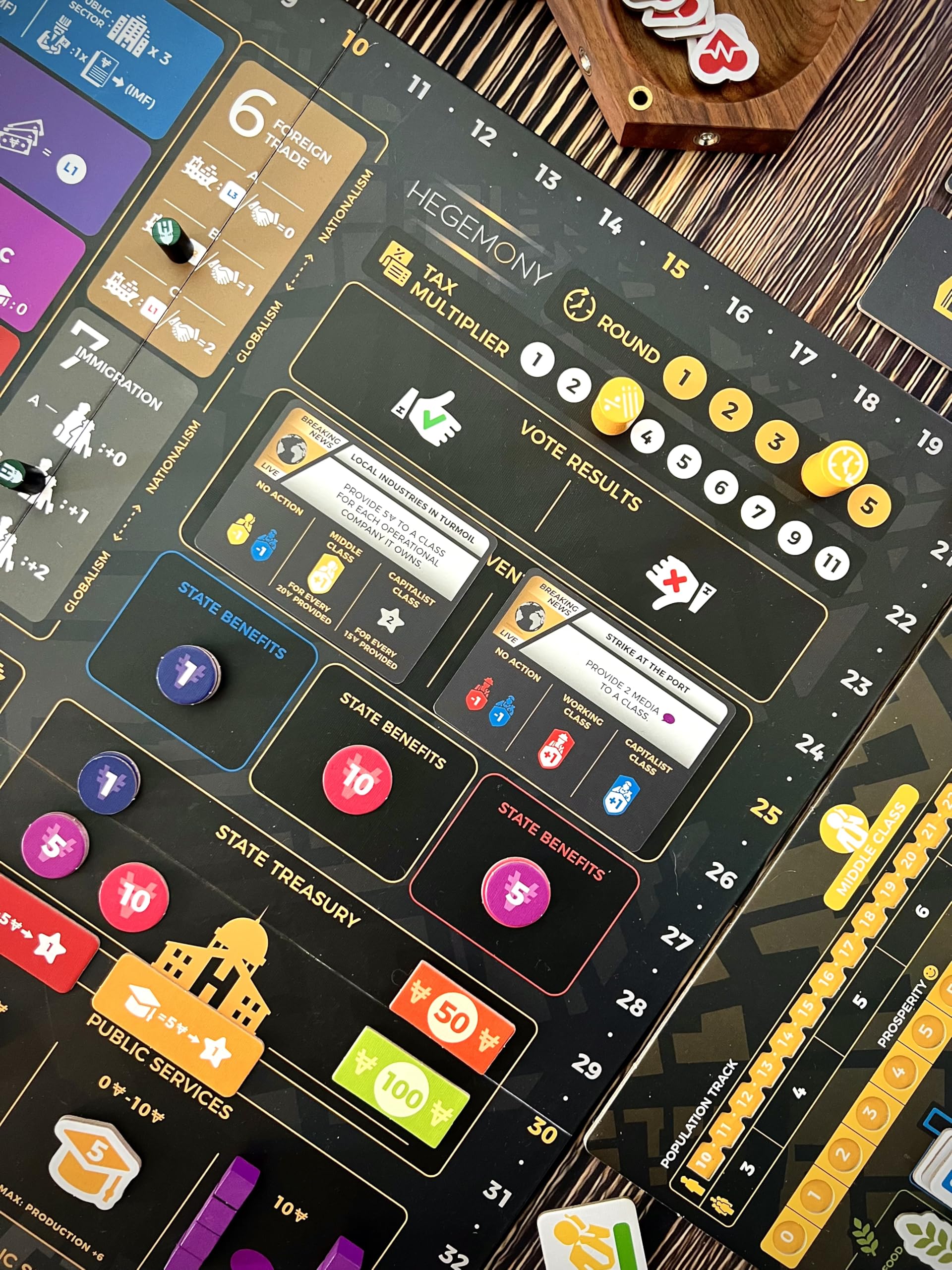 Hegemony: Lead Your Class to Victory - Asymmetric Card-Driven Political Economic Board Game for Ages 14+ | 2-4 Players | English Version | Perfect for Game Nights & Strategy Enthusiasts