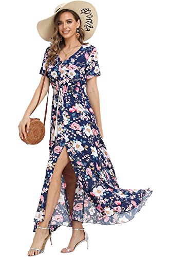 Navy Full Floral