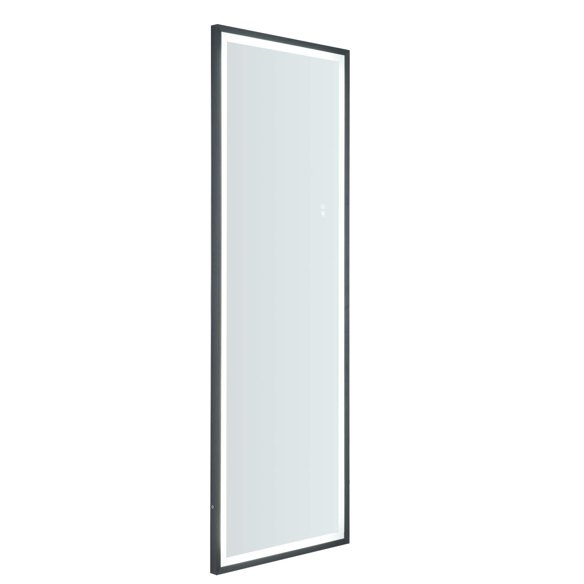 LED Full Length Mirror with Lights - Wall Mounted & Floor Standing Dressing Mirror for Makeup, Bathroom, Bedroom, Living Room - Touch Dimmer Switch | Perfect for Vanity, Home Decor & Selfie Background