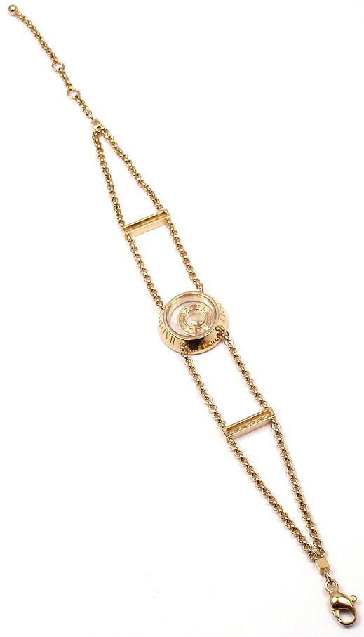 Authentic Chopard Happy Spirit Diamond Chain Bracelet - 18K Gold & 0.50ct Diamonds | Luxury Jewelry Gift for Women | Perfect for Weddings, Anniversaries & Special Occasions