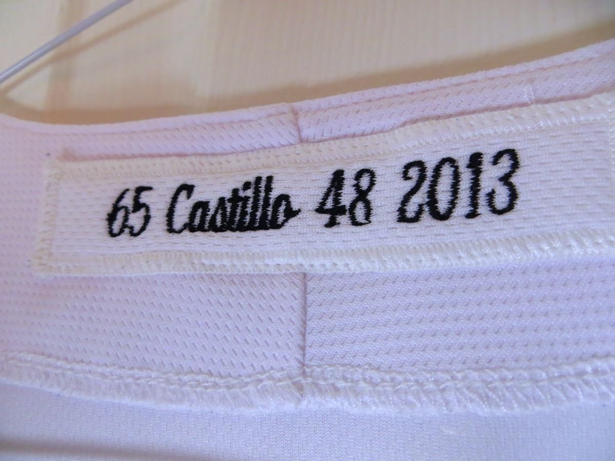 Authentic Wilkin Castillo #65 Los Angeles Dodgers 2013 Home White MLB Jersey - Official Team Issue for Fans & Collectors - Perfect for Game Day, Sports Events, and Memorabilia Display