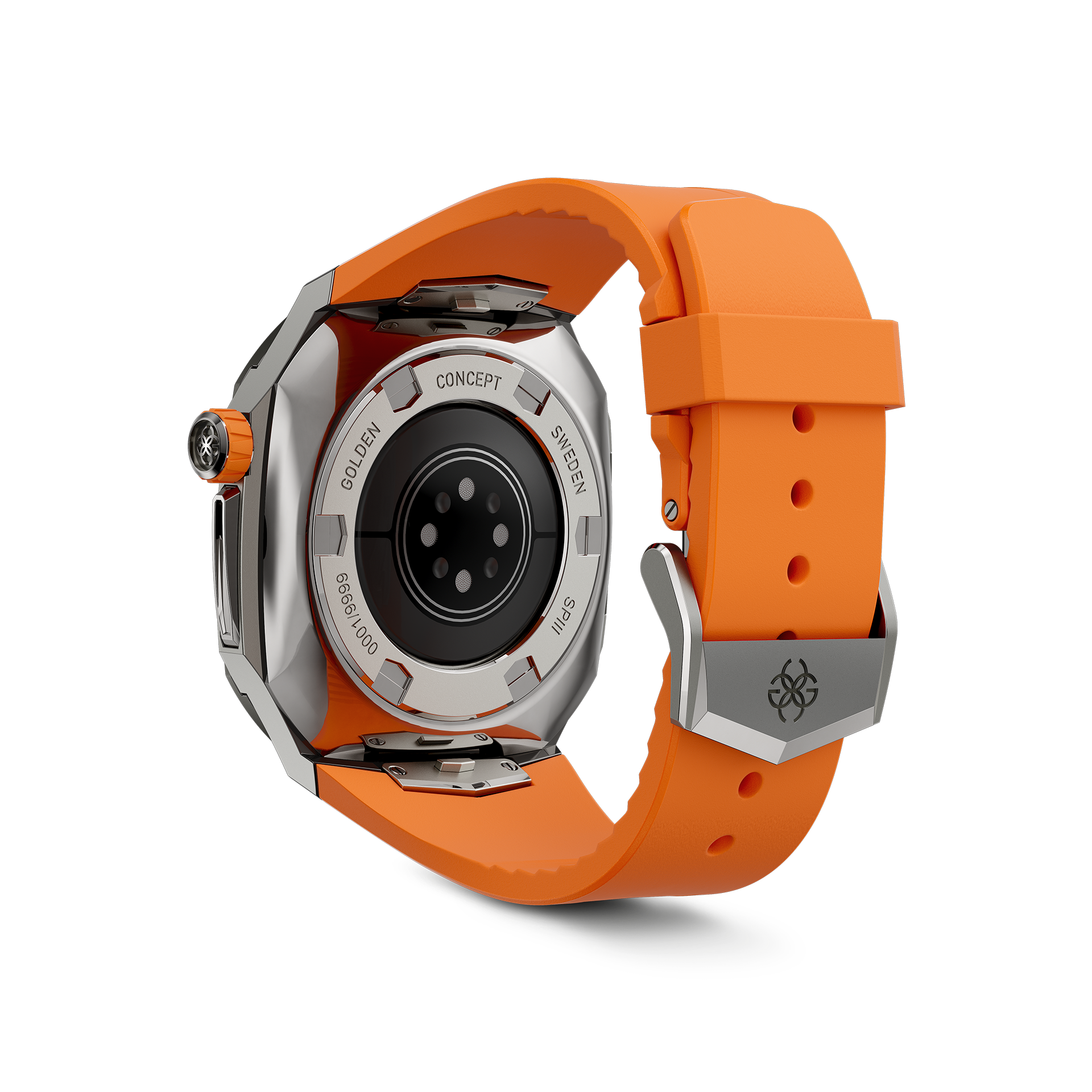 Apple Watch Case SPIII45 - Sunset Orange Protective Cover for Apple Watch Series 1-8, SE - Durable & Slim Design for Everyday Use, Workouts & Outdoor Activities