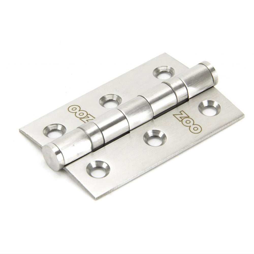 Stainless Steel Ball Bearing Butt Hinges - Heavy Duty Door Hinges for Smooth Swing - Perfect for Cabinet Doors, Furniture & Interior Applications