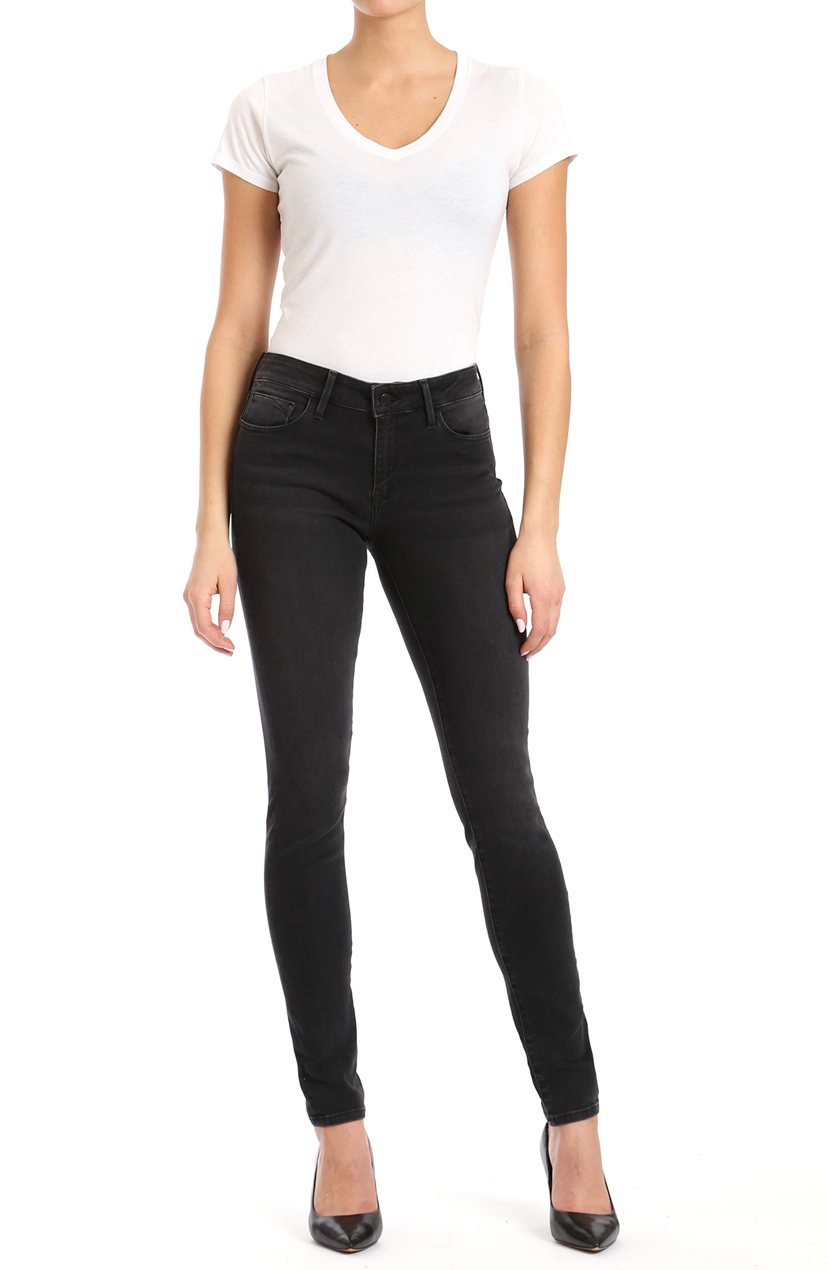 Mavi Women's Alexa Mid-Rise Skinny Jeans - Stretch Denim Pants for Everyday Comfort | Perfect for Work, Casual Outings & Date Nights