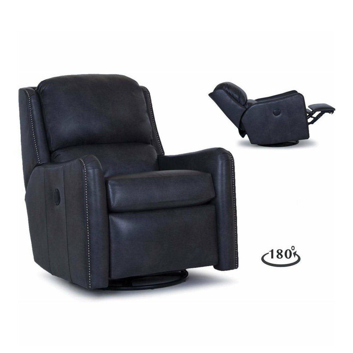 Electric Power Swivel Glider Recliner Chair - Comfortable Massage Reclining Sofa with USB Charging Port for Living Room, Bedroom & Home Theater Relaxation