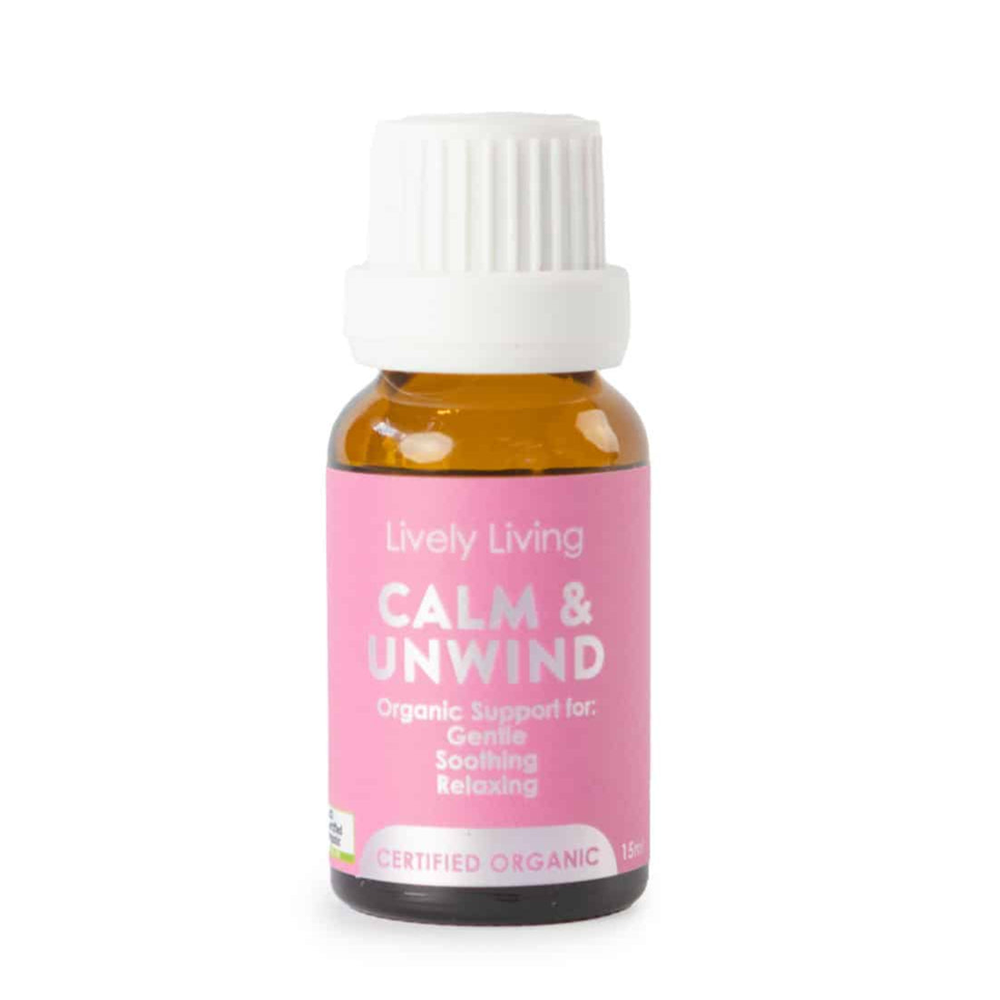 Calm & Unwind 100% Pure Organic Essential Oil - 15ml Bottle for Aromatherapy, Stress Relief & Relaxation - Perfect for Diffusers, Massage & Home Spa