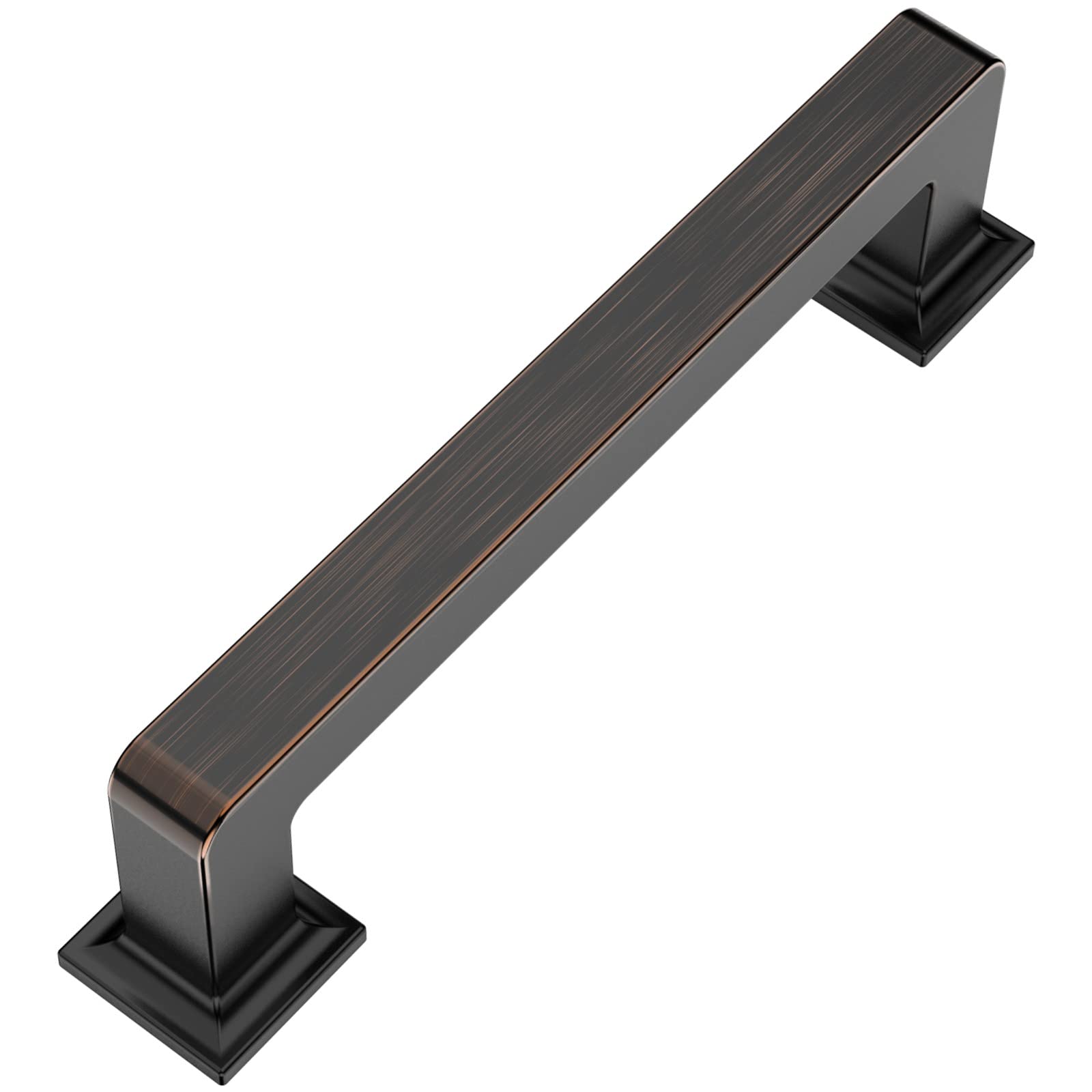 10 Pack Oil Rubbed Bronze Cabinet Handles - 3.75 Inch Kitchen Cabinet Pulls & Cupboard Hardware - Perfect for Modern Kitchens, Bathrooms & Furniture Upgrades